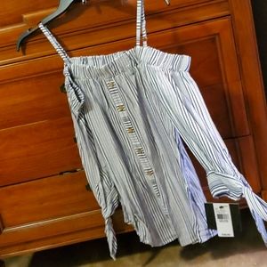 Off shoulders spaghetti strap iz byer medium